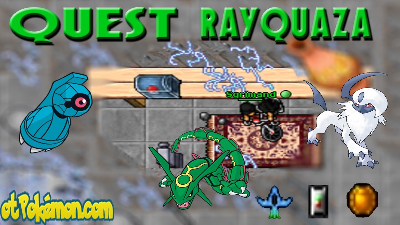 OTPOK&Eacute;MON - QUEST RAYQUAZA OU  QUEST DO METAGROSS