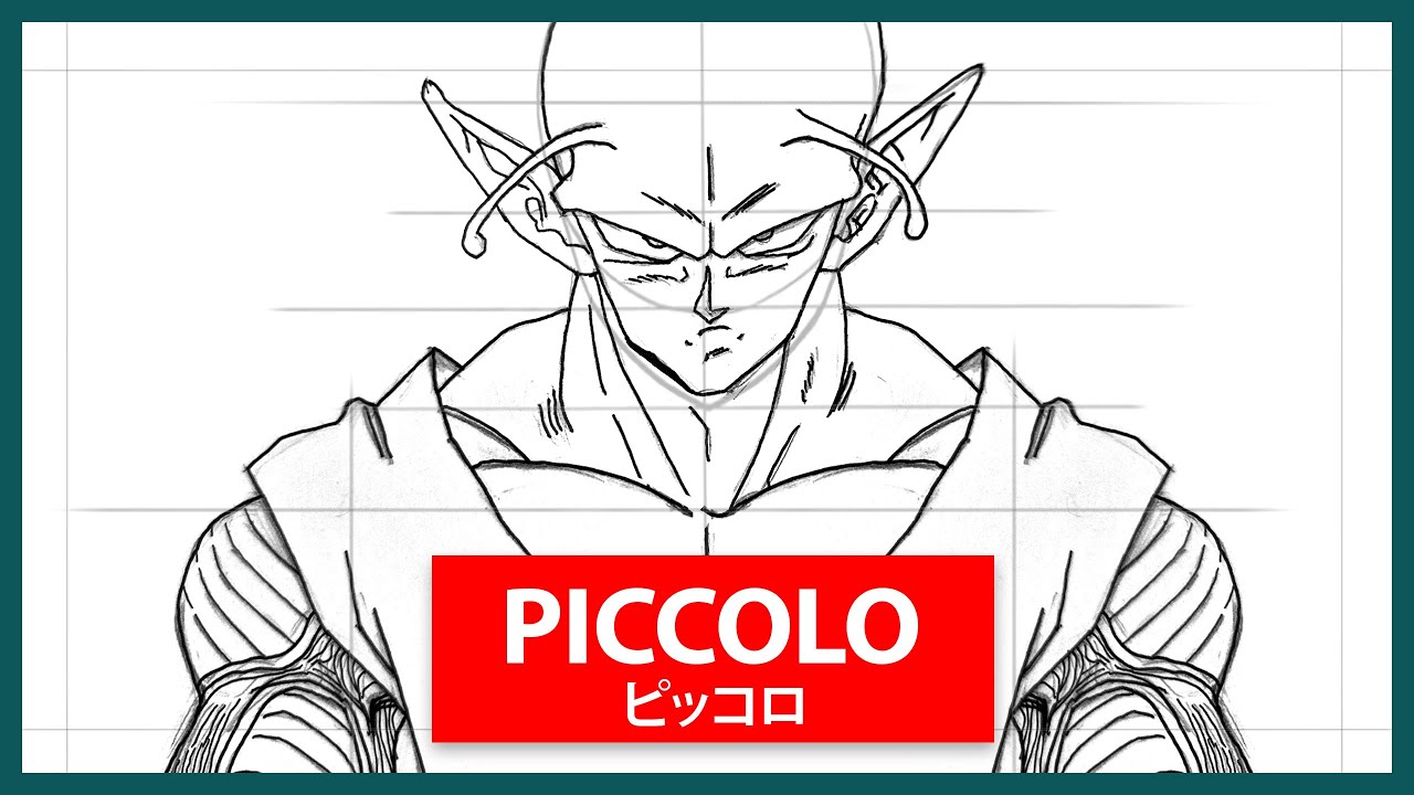 Comment Dessiner PICCOLO (ピッコロ) | Dragon Ball Z
