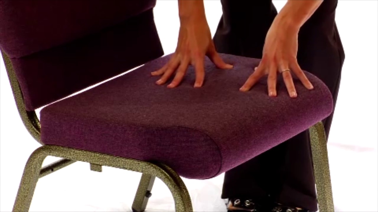 Popular HERCULES Series Fabric Stackable Church Chairs - FitDango