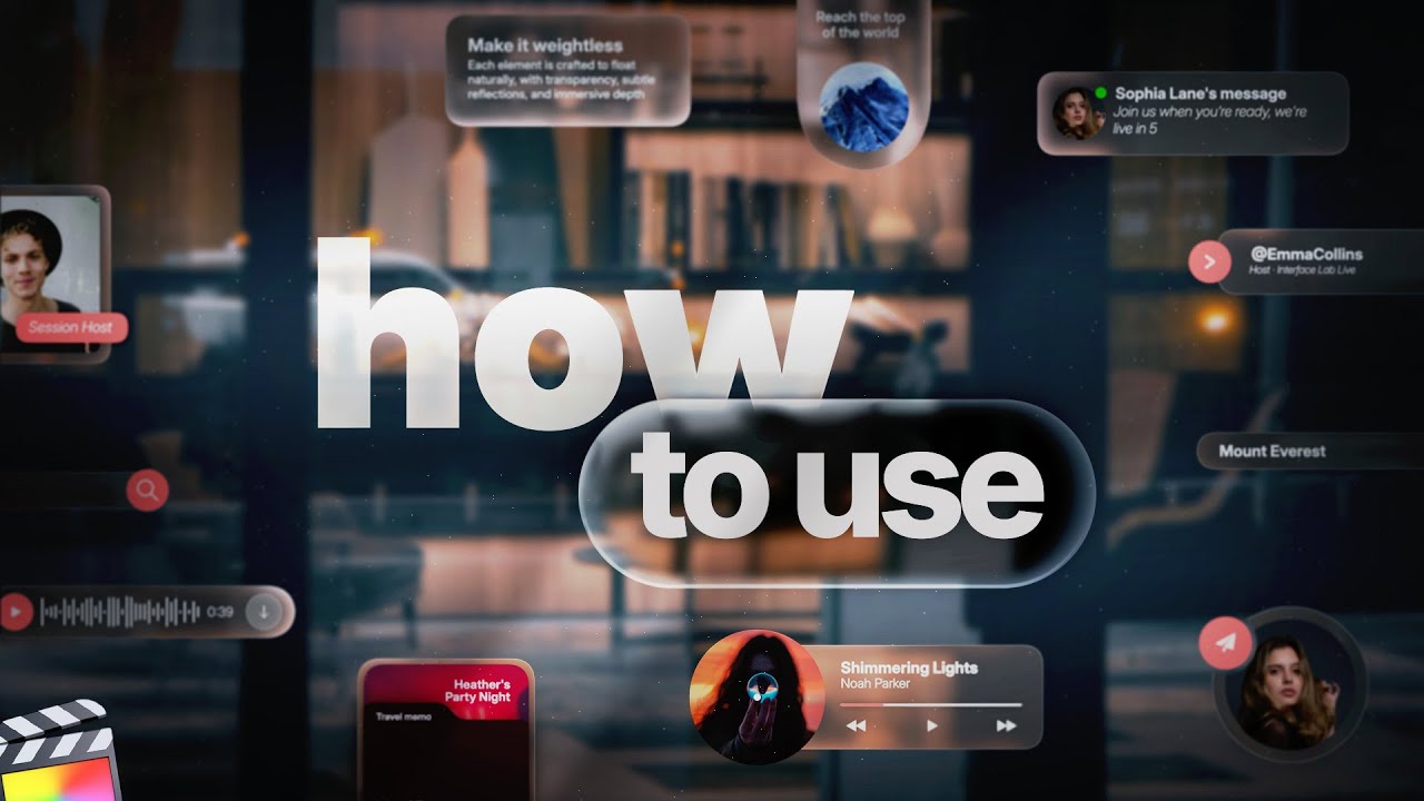 Первый взгляд на Liquid Glass Vol. 2 для Final Cut Pro