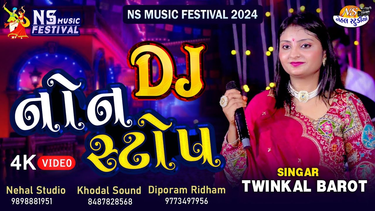 Twinkal Barot DJ NonStop Garba 2024 (NS MUSIC FESTIVAL)
