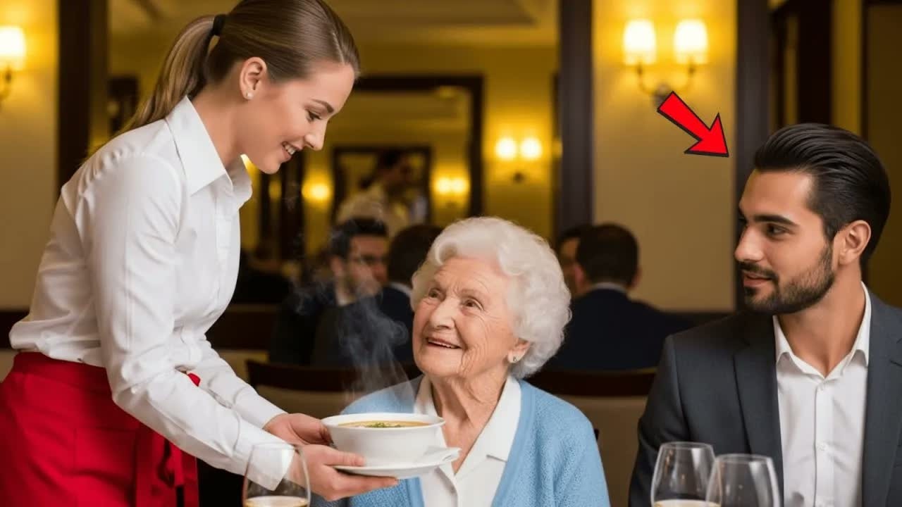  Una Cameriera Nutriva Ogni Giorno Un'Anziana— Finché Suo Figlio CEO Arrivò Con 20 SUV