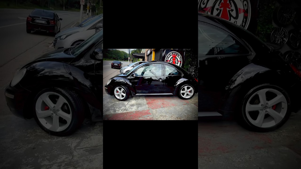 O New Beetle MAIS BRUTO que voc&ecirc; vai ver hoje! 😱🔥 (Aro 18 + Eibach)