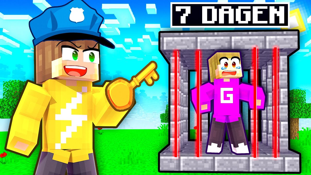 Giel In De Gevangenis (Minecraft Survival)