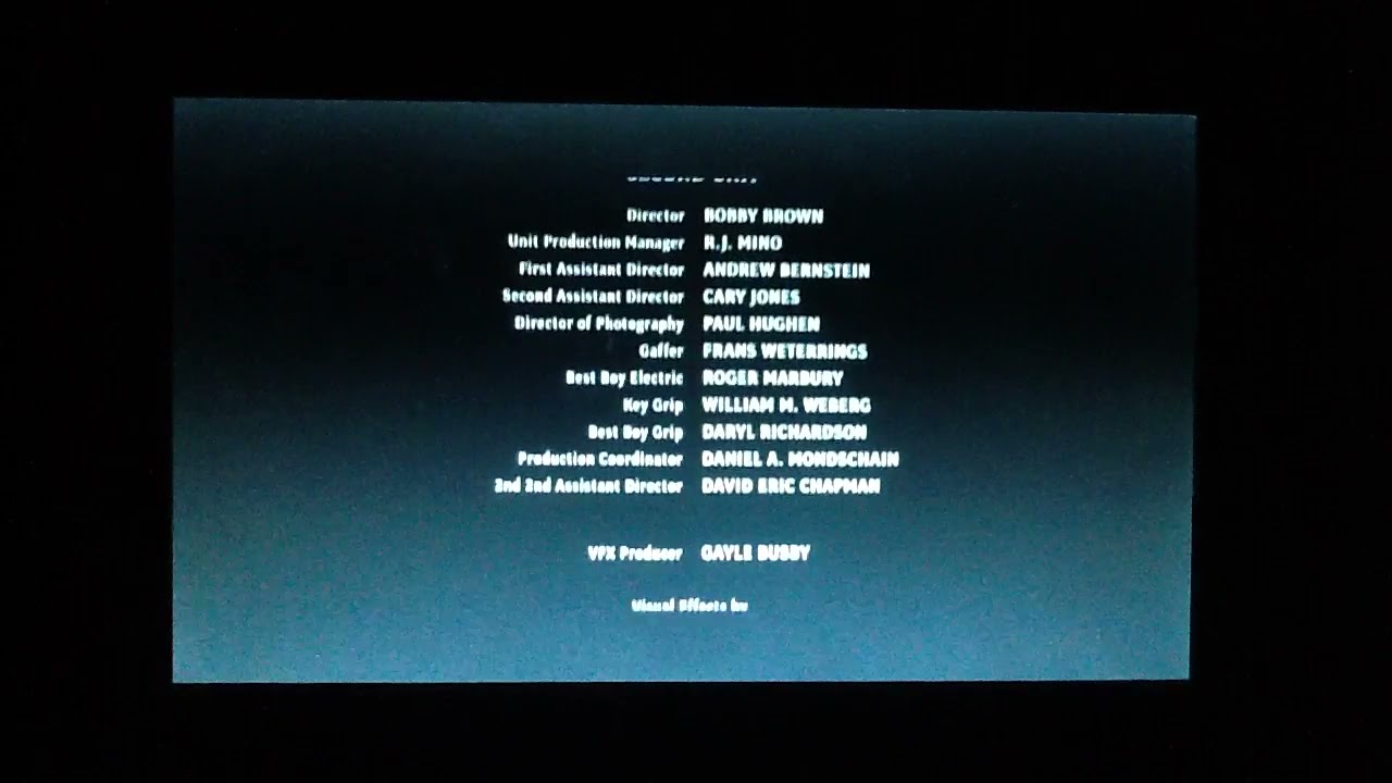 UNDERDOG(2007) END CREDITS.