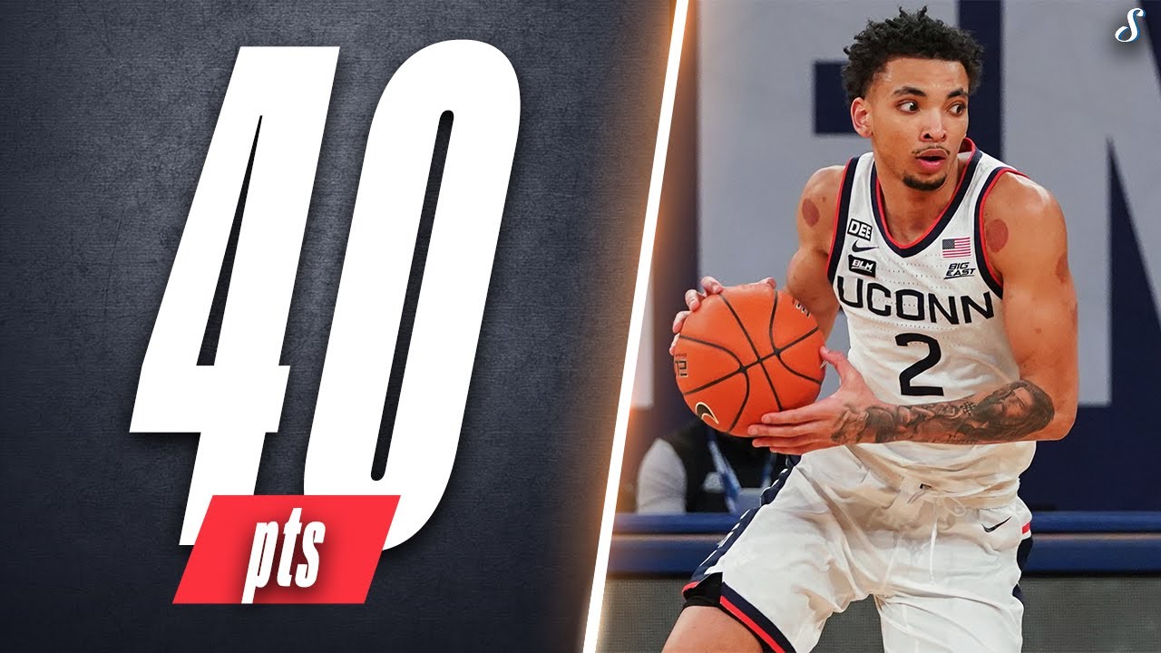 James Bouknight Drops 40 Points On #9 Creighton | Full Highlights 12.20.20