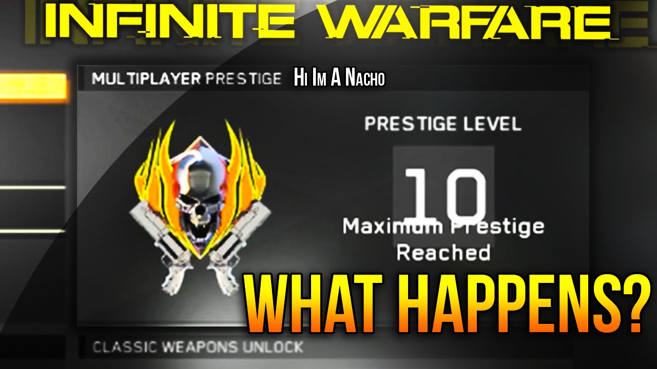What Happens? Max Rank In Infinite Warfare! (10th Prestige Level 55 Unlocks)