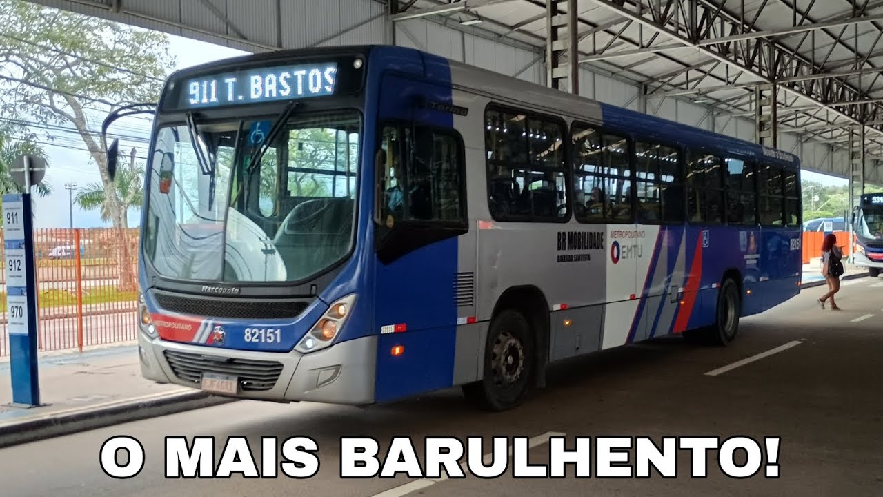 Linha 911 - Praia Grande x Cubatão (como é viajar no ônibus mais barulhento da Baixada Santista)