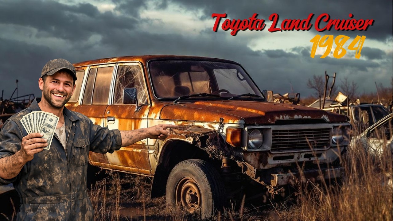 ASMR Car Restoration! 1984 Toyota Land Cruiser Full Restoration