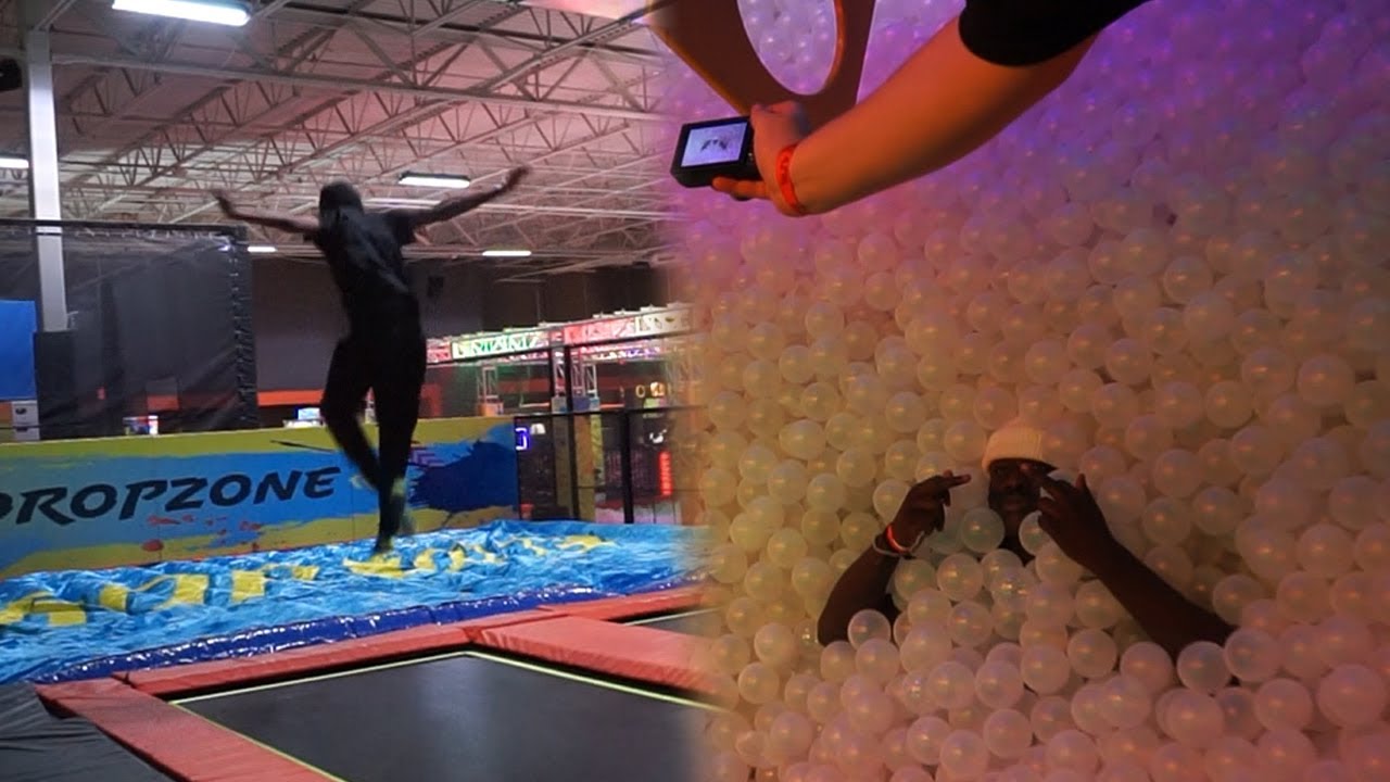 ejwayy goes to the trampoline park (ft. @booeyboys )