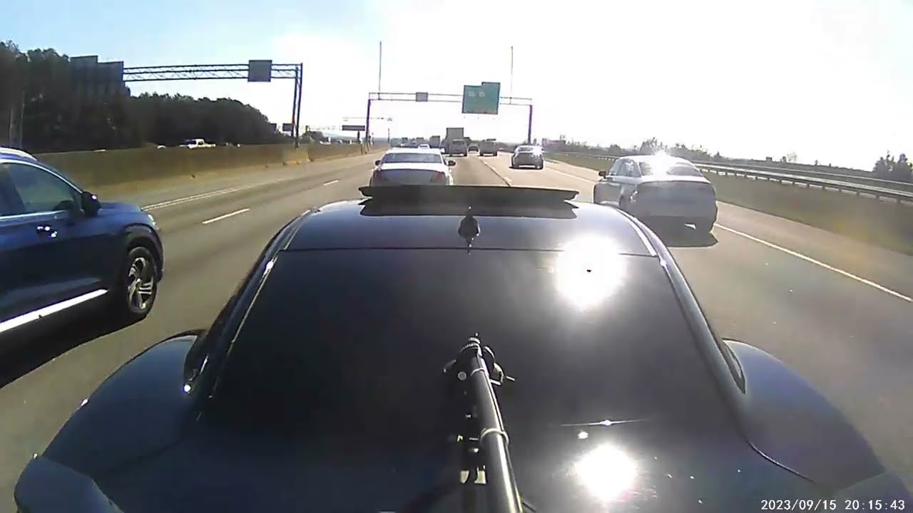 Cutting Up In 2015 Camaro Rush Hour Traffic POV