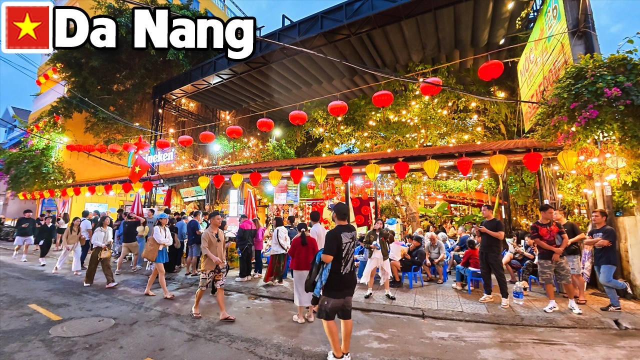 DA NANG VIETNAM - Exploring Real Life Streets in Son Tra Near My Khe Beach