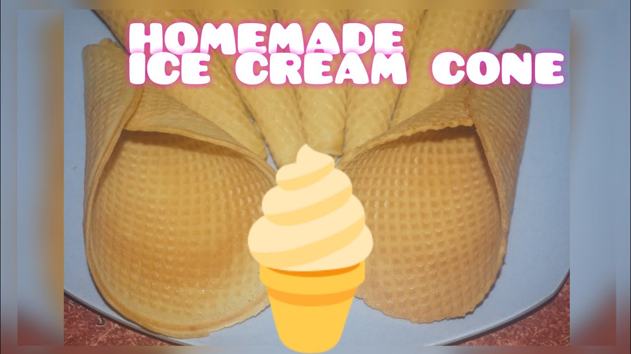 Membuat corong es krim dirumah|| HOMEMADE ICE CREAM CONE