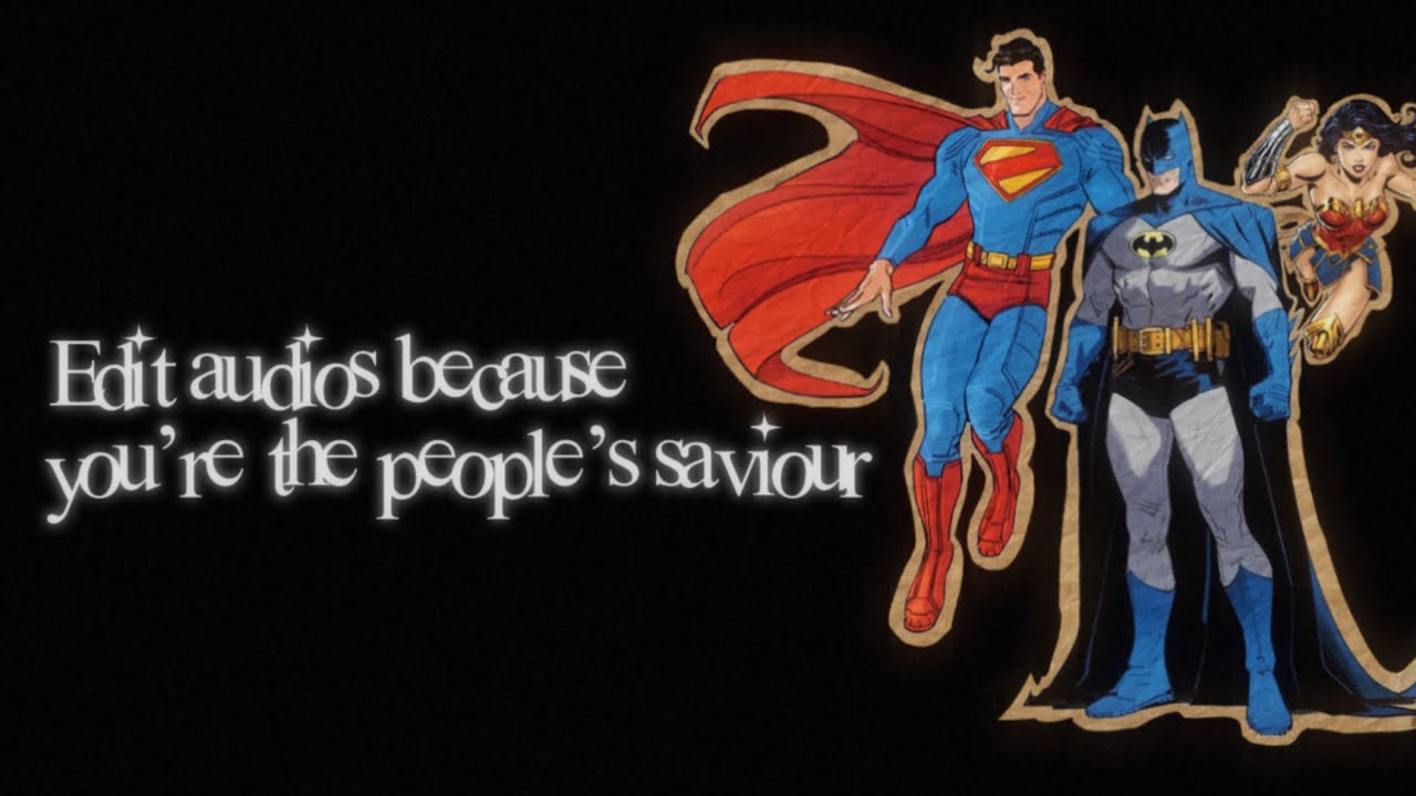 ✶ hope/happy/powerful edit audios because you’re the people’s saviour ཋྀ ˚₊‧⁺