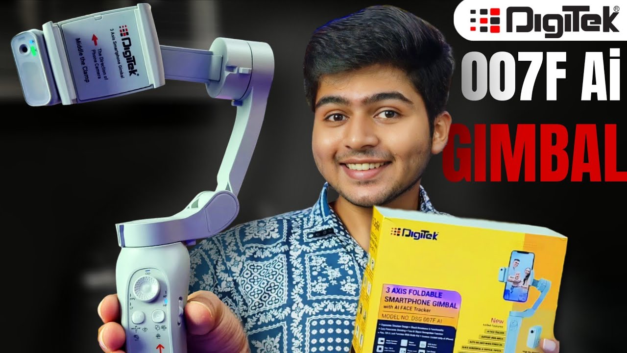 Digitek AI Gimbal: The BEST 3 Axis AI Face Tracking Gimbal for Your Phone