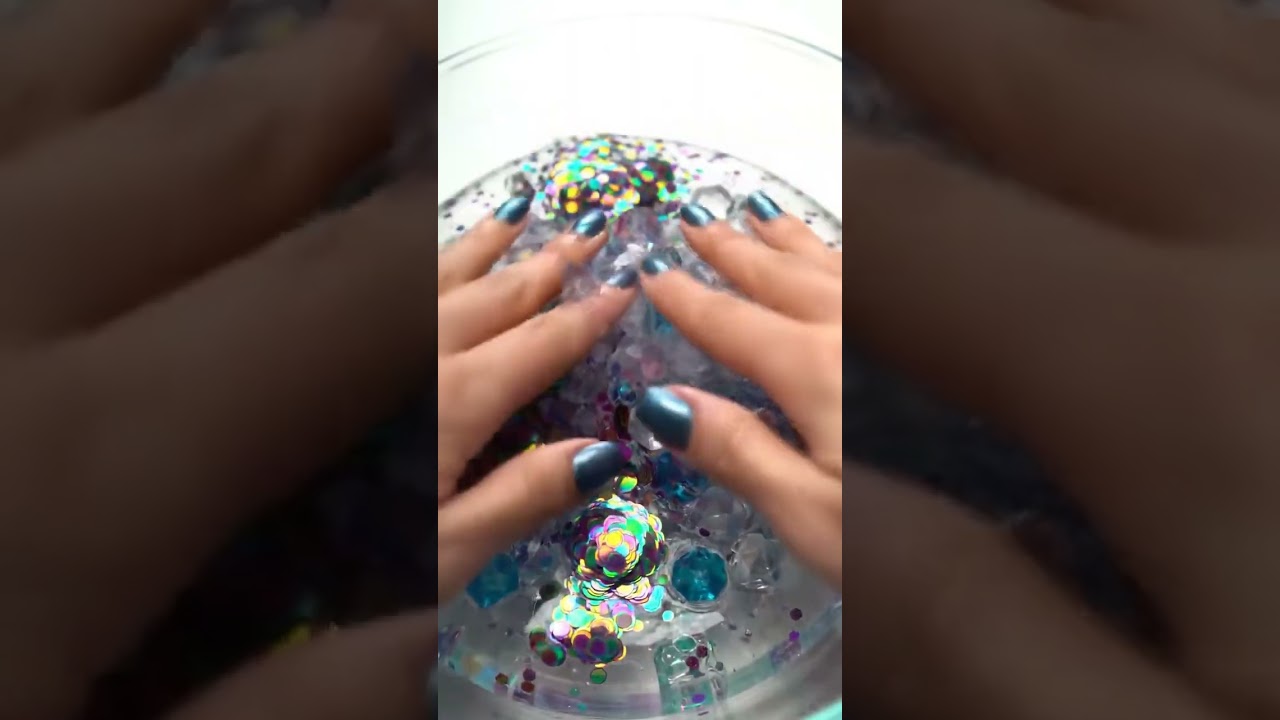 The most satisfying rainbow crystal slime ASMR ✨