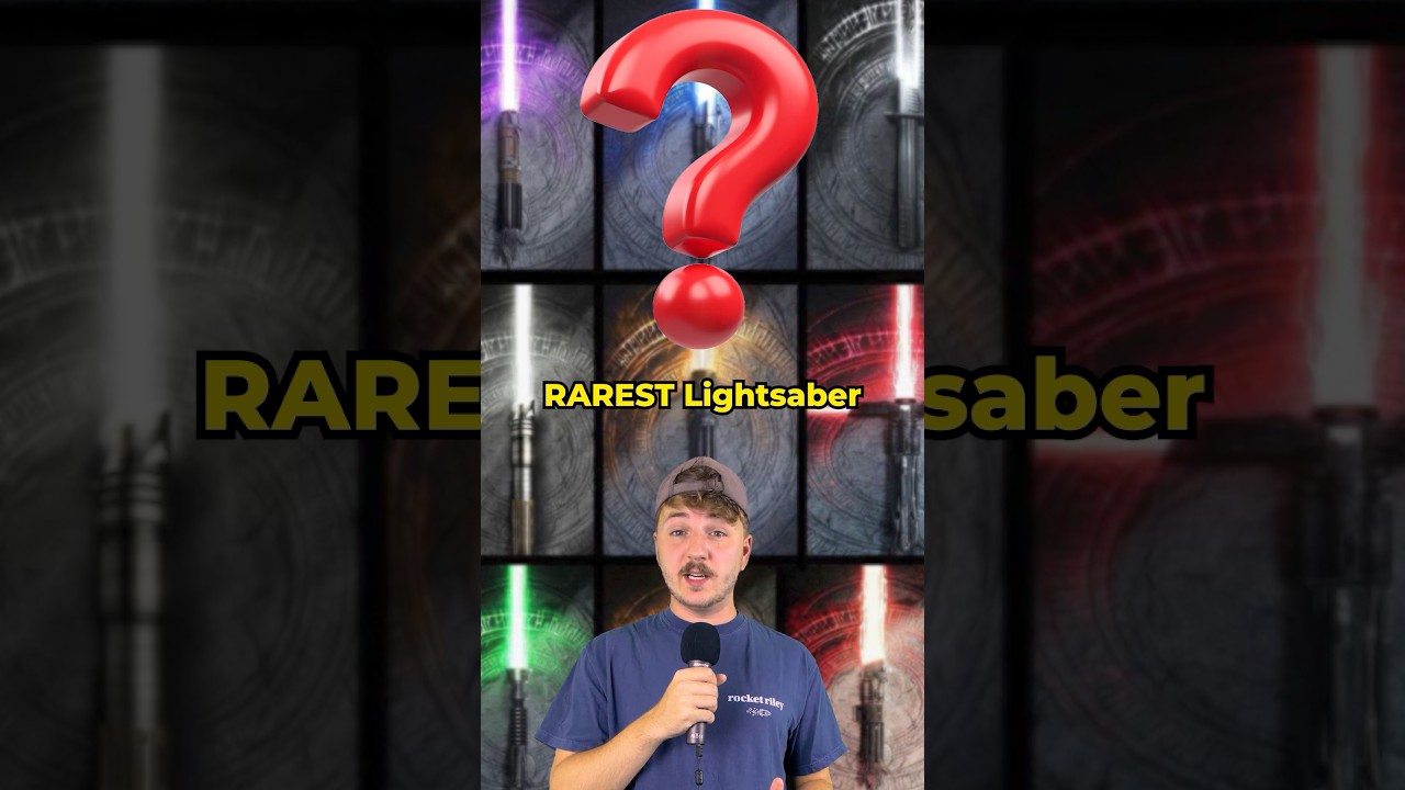 What Is The RAREST Lightsaber Color? #lightsaber #starwars