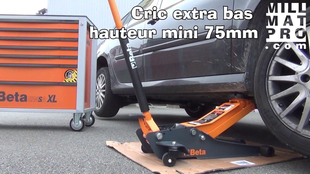 Cric rouleur extra bas Beta 2 tonnes , tout simplement le meilleur de sa catégorie