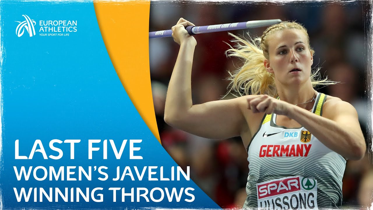 TERRIFIC Throwing - Last Five Women’s Javelin Winning Throws