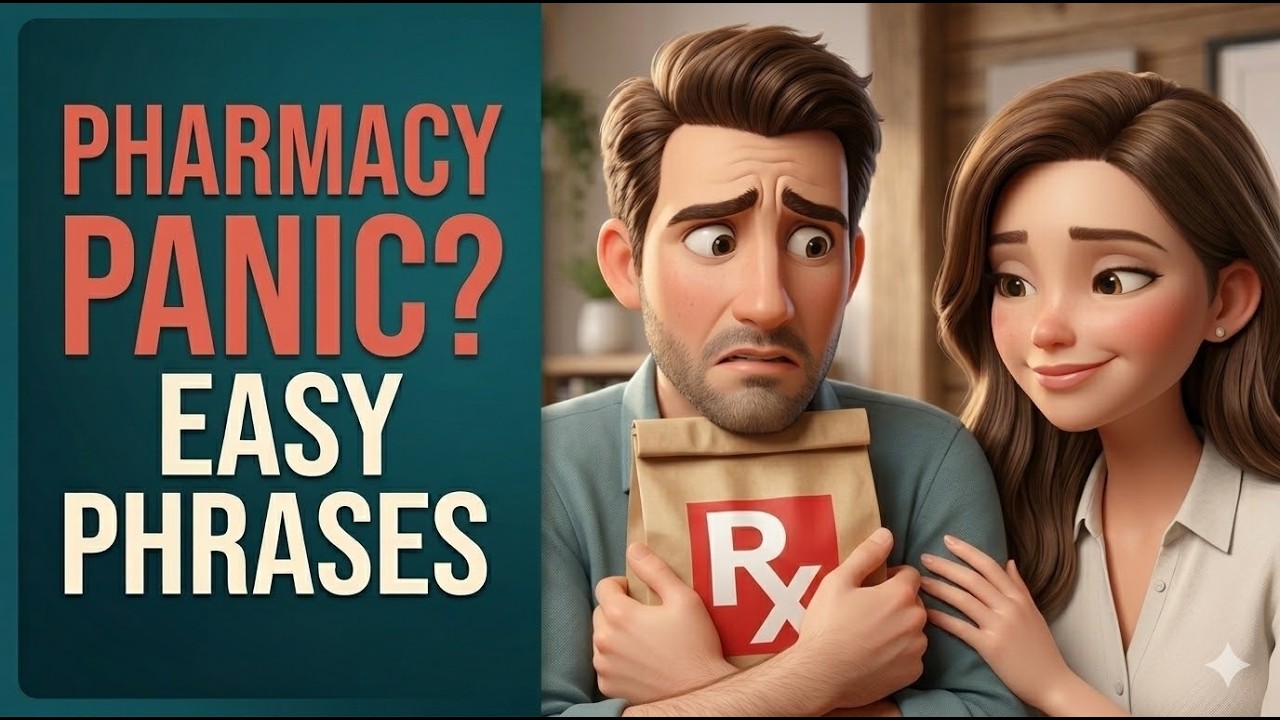 English at the Doctor & Pharmacy | Symptoms, Pain & Useful Phrases (A2–B1)