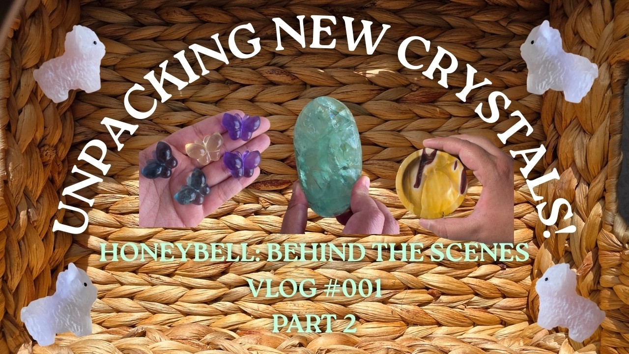 ✨Part 2 - Unpack New Crystals with Me for My Crystal Shop!✨