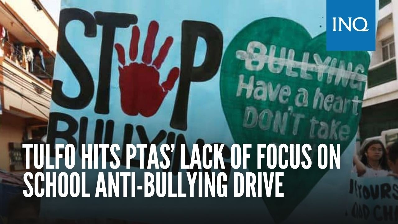 Tulfo hits PTAs’ lack of focus on school anti-bullying drive