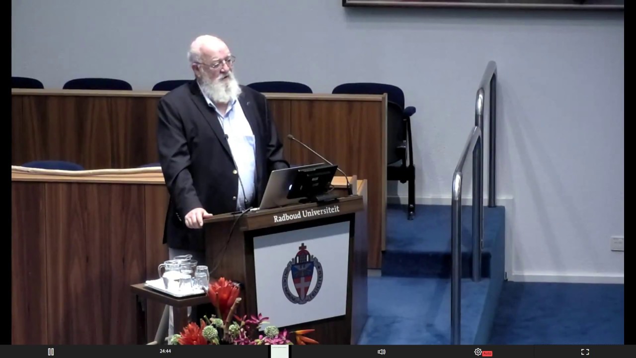 Daniel Dennett Nijmegen Lectures October 2018. Day two - The role of Language in Human Consciousness