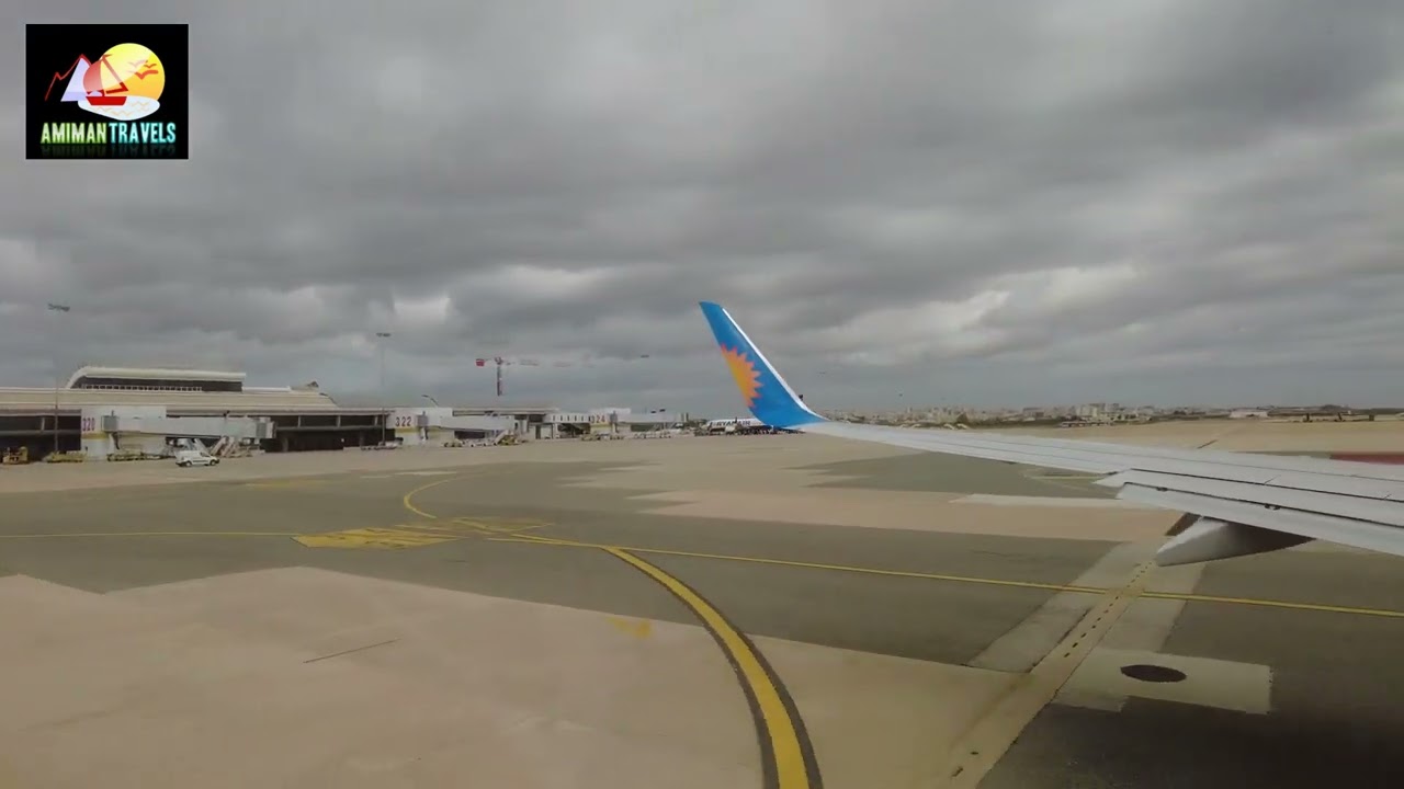 Pushback and takeoff from FARO airport #FAO  Jet2 B738 March 2024