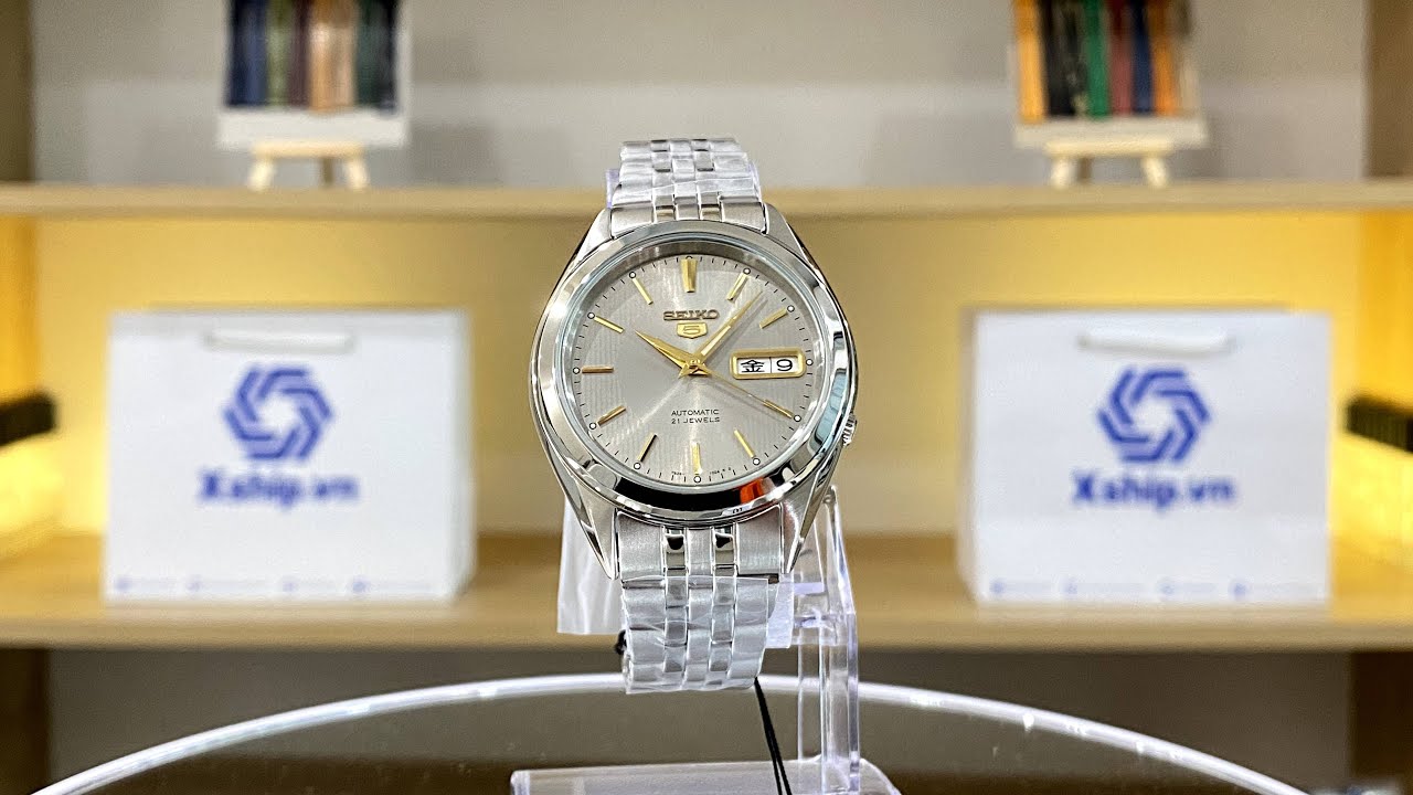 Xship.vn: Highlights | Seiko 5 Automatic Grey Dial Men Watch SNKL19K1