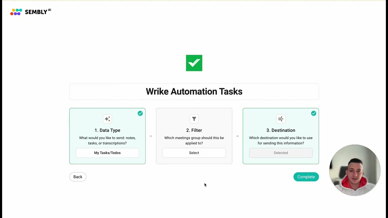 Sembly AI + Wrike Automation Tutorial