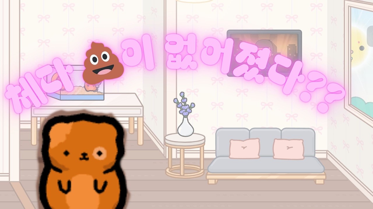 (🚨더러움 주의) 체다 💩이 사라졌다??