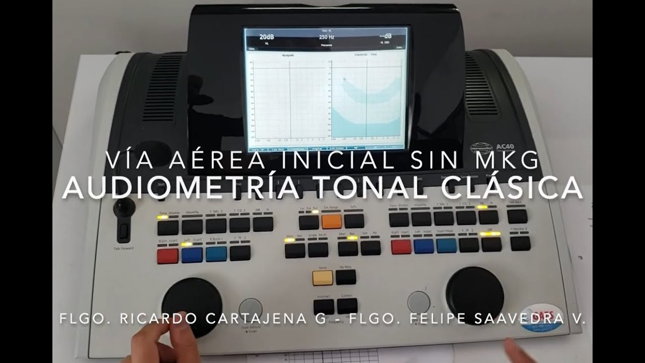 Audiometría; procedimiento Vía aérea sin MKG Clínica UCSH