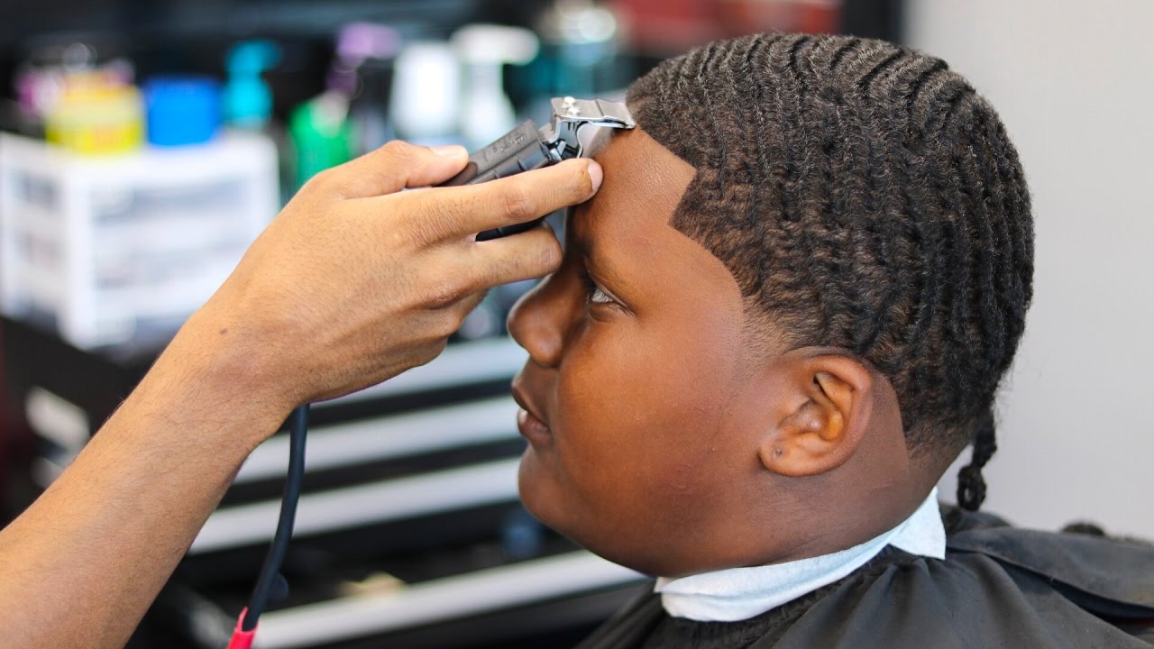 HAIRCUT TUTORIAL: SHADOW TAPER | 360 WAVES WITH TAIL