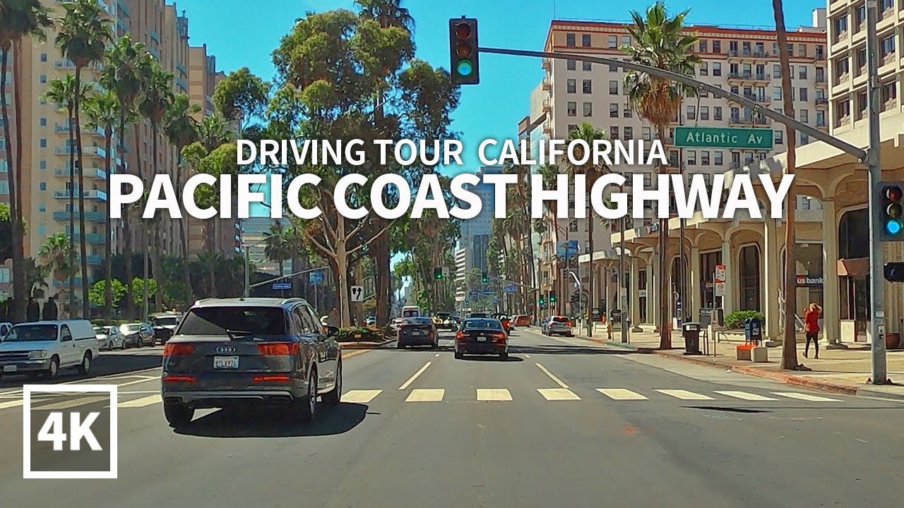 [4K] CALIFORNIA PACIFIC COASTLINE - Driving Huntington Beach to San Pedro, Pacific Coast Highway
