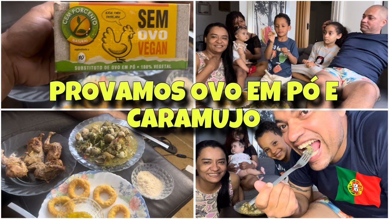 PROVANDO CARACOIS E OUTRAS COMIDAS TÍPICAS EM PORTUGAL