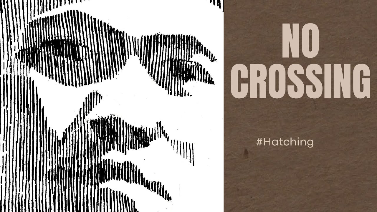Satisfying Hatching Art: Creating Depth with Minimalist Strokes #hatching #portraithatching