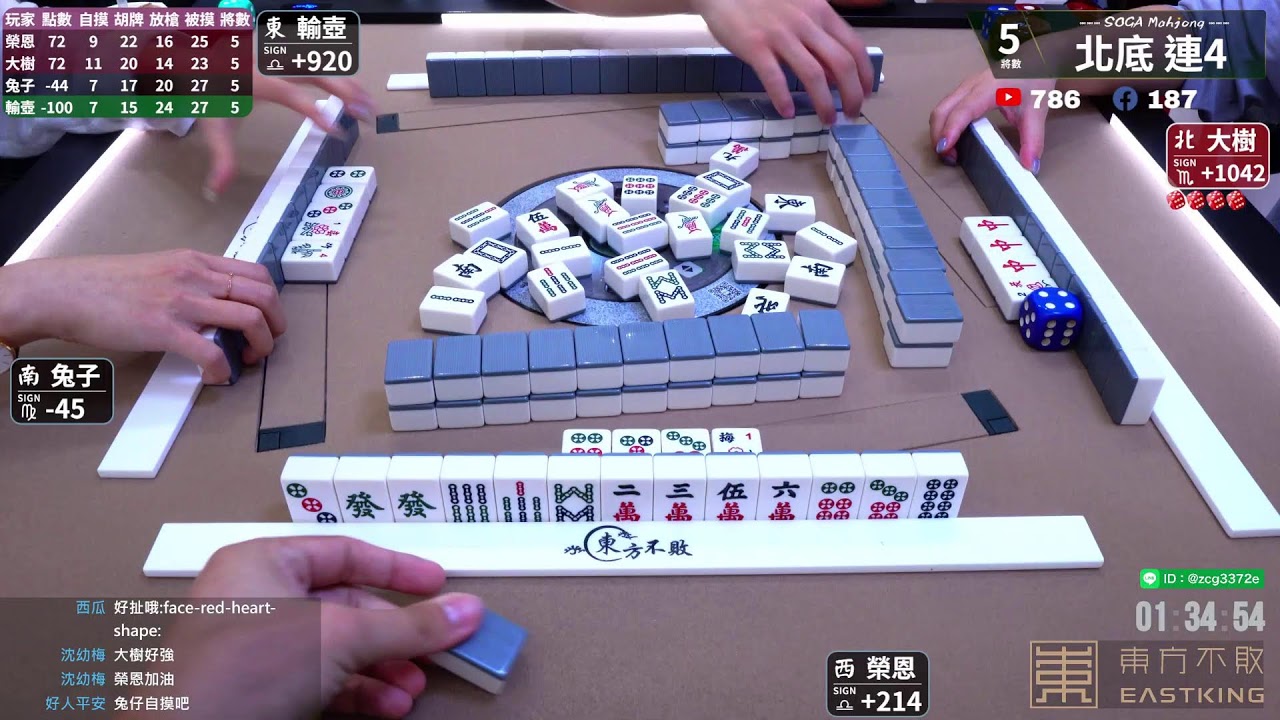 嗽嘎麻將 | 25/06/20 榮恩 兔子 輸壺 大樹