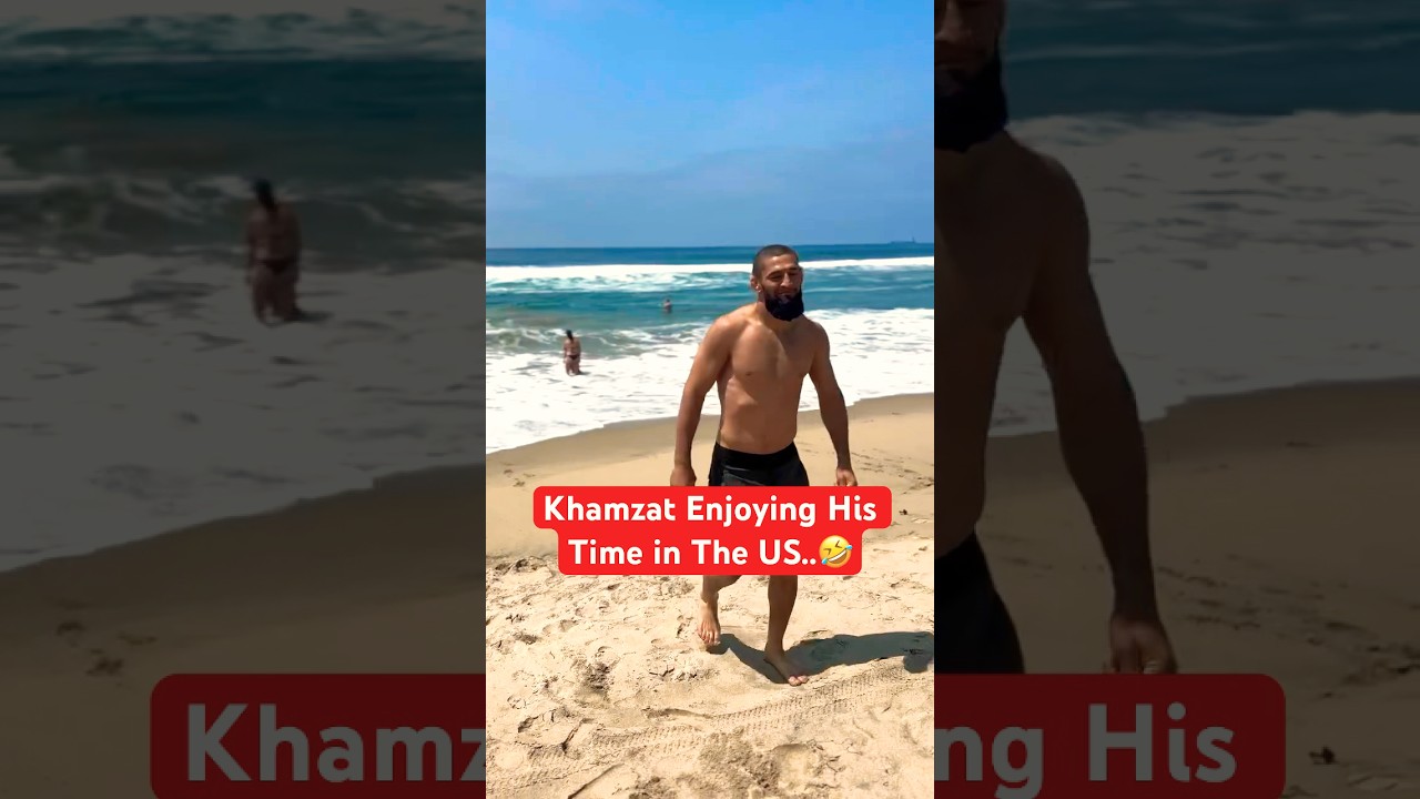 Khamzat enjoying His Time Before UFC 319 😭 #ufc