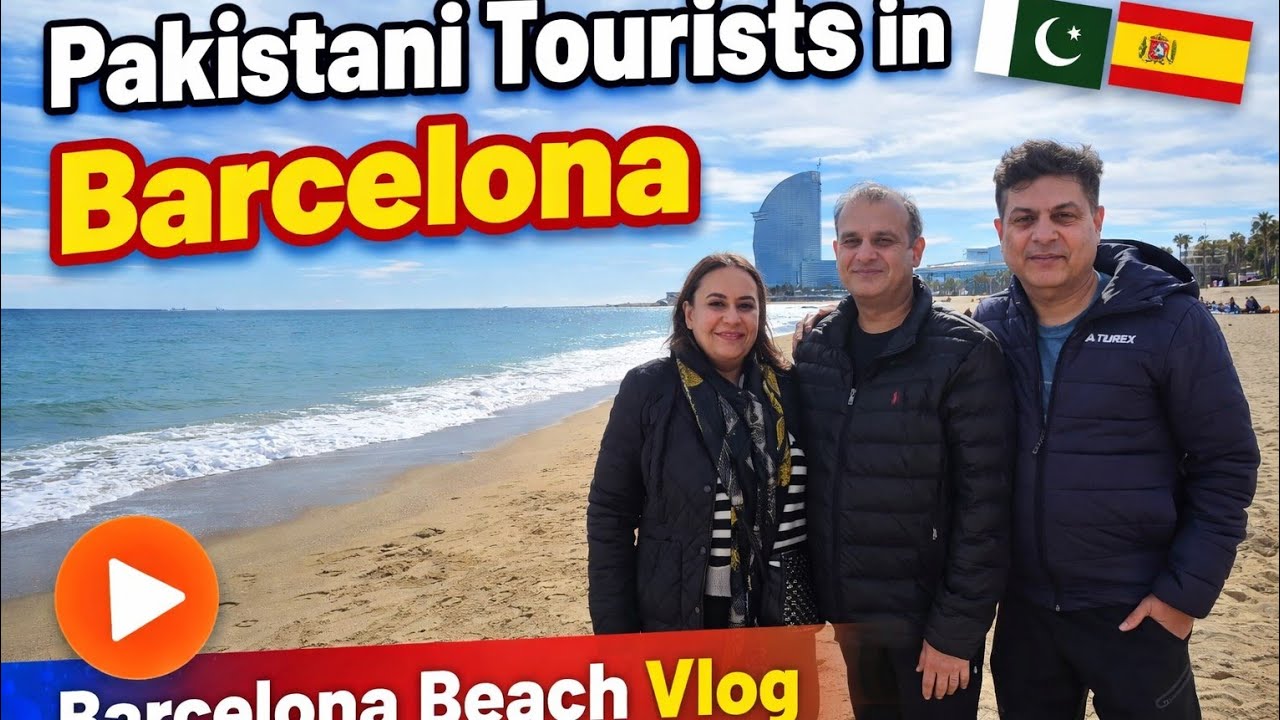 “Barcelona Beach 😲 Pakistanis!”