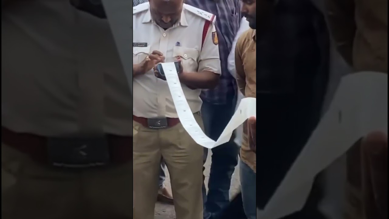 Traffic police fine 60,000 for no helmet #shorts #trafficpolice #police #viral