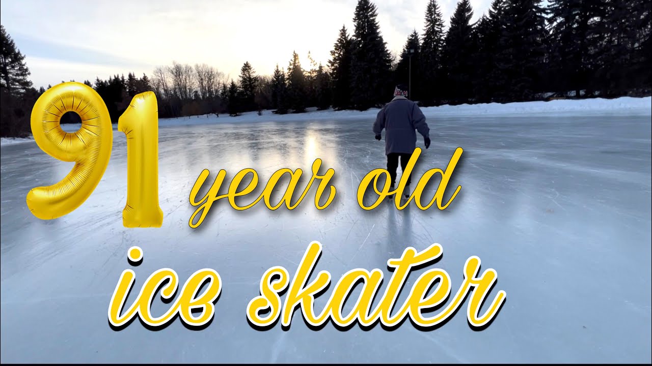 91 year old ice skater I Braz Eustaquio