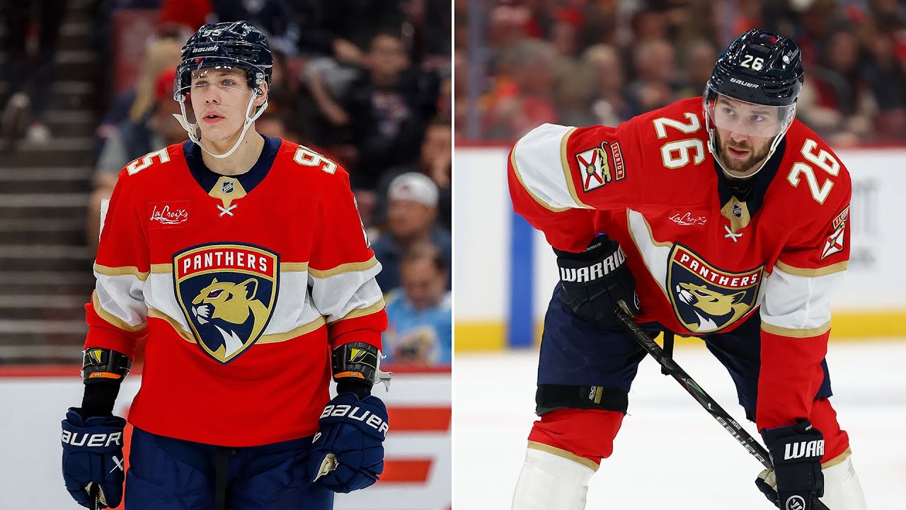 Historic NHL moment: Latvian teammates score for the Panthers! 🇱🇻 🇱🇻