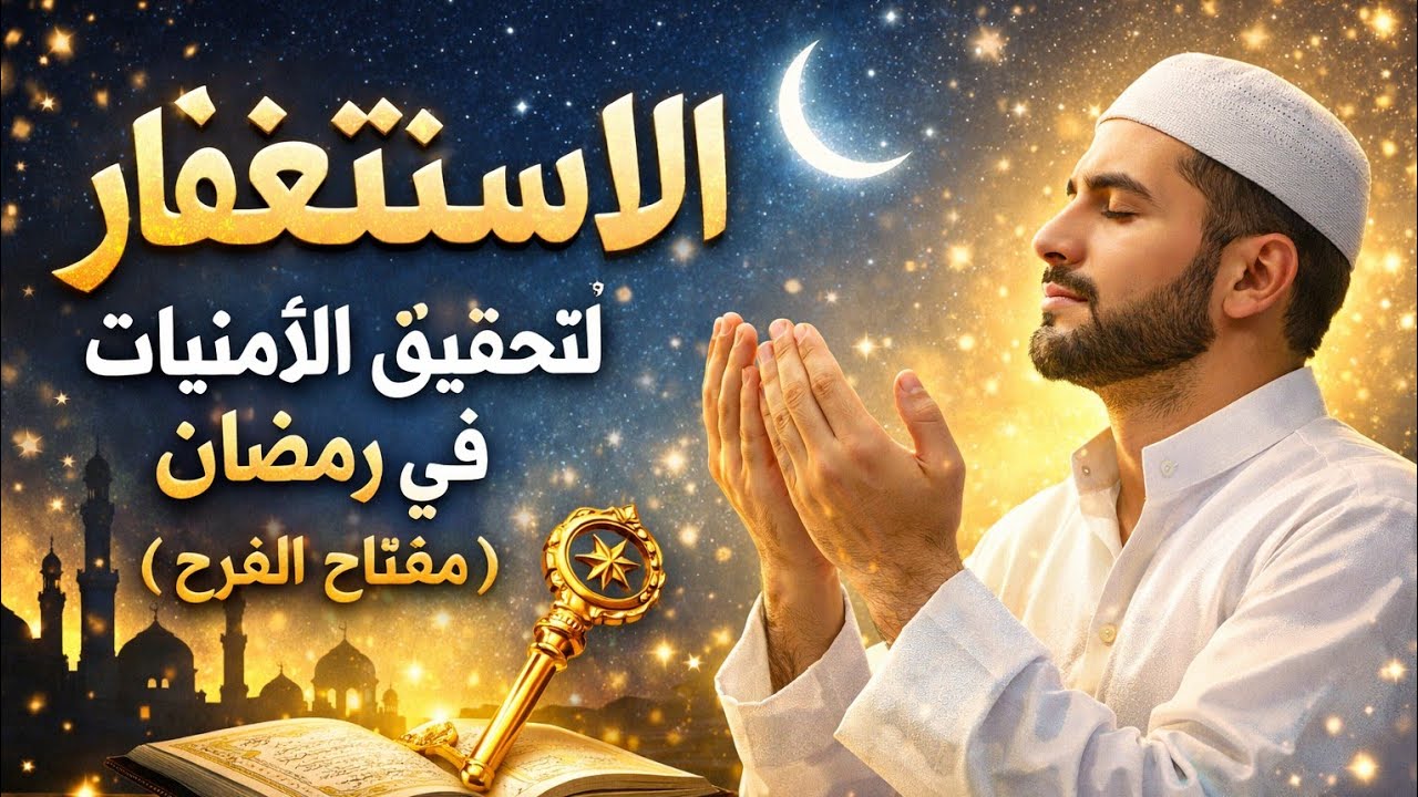 الاستغفار .. لتحقيق الامنيات في رمضان (مفتاح الفرج)