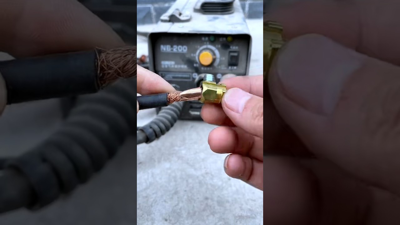 Connect welding machine and quick plug #factory #manufacturer #welding #OEM #ODM #customized #cable