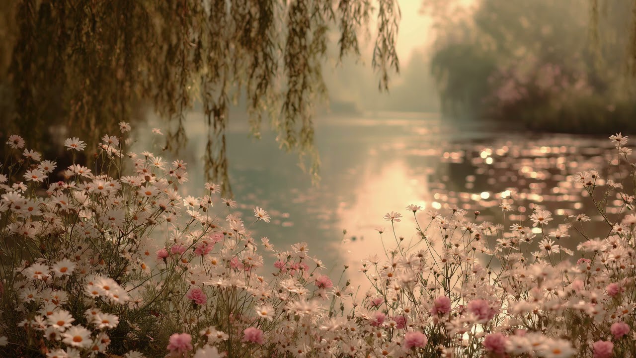 Vintage-Inspired Colourful still life Flowers  (No Music) TV Art Screensaver / ART for your TV