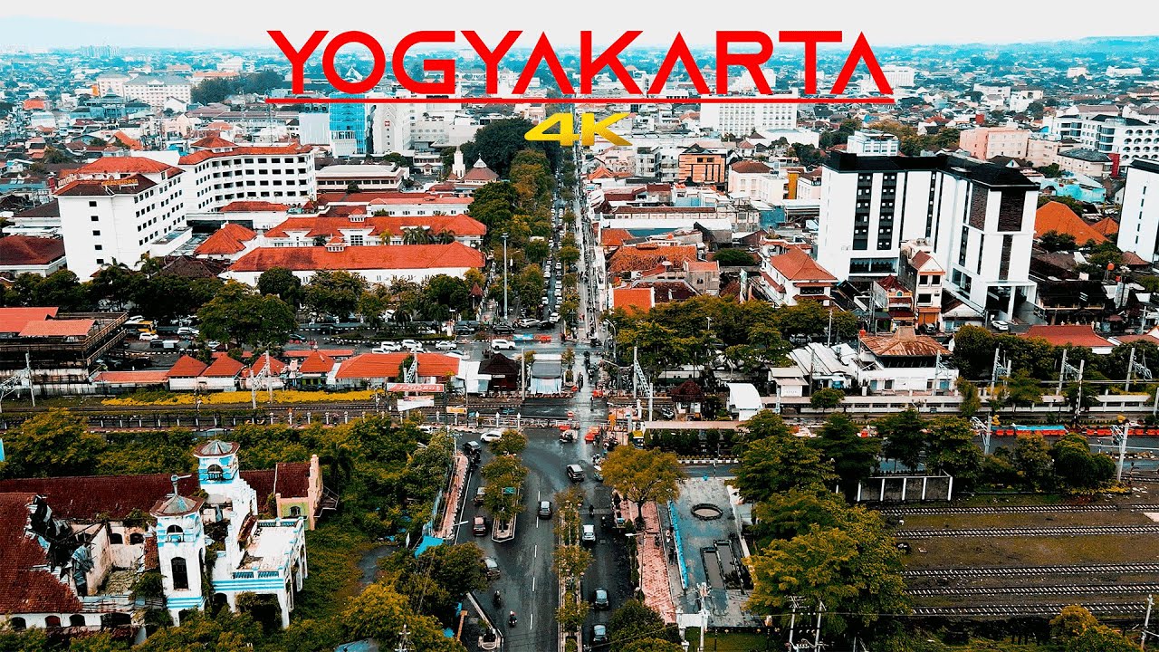 KOTA YOGYAKARTA 2022 - by drone [4K] Part 1| Kota Dengan Sejuta Pesona