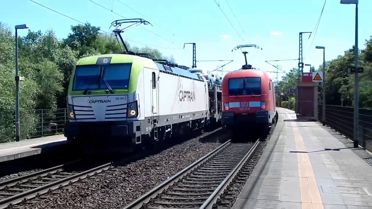Zugverkehr in Magdeburg (Herrenkrug+HBF) RE1;RB40;Güterzuge;BR 185
