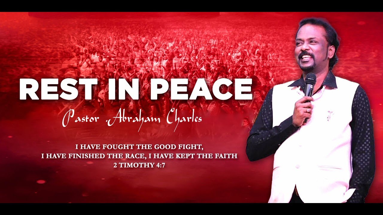 🔴Live Funeral Service of Pastor Abraham Charles | அடக்க ஆராதனை பாஸ்டர் ஆபிரகாம் சார்லஸ்
