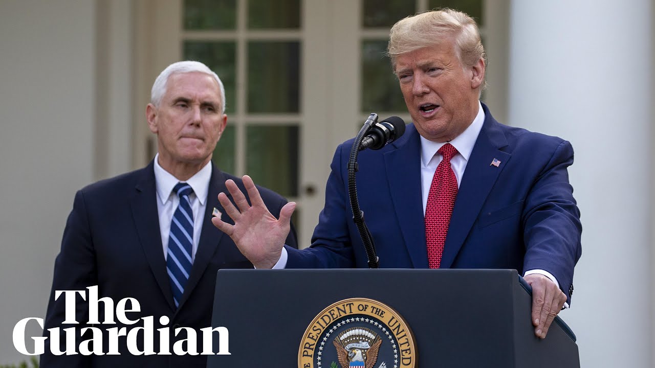Coronavirus in the US: Trump delivers daily briefing with task force &ndash; watch live
