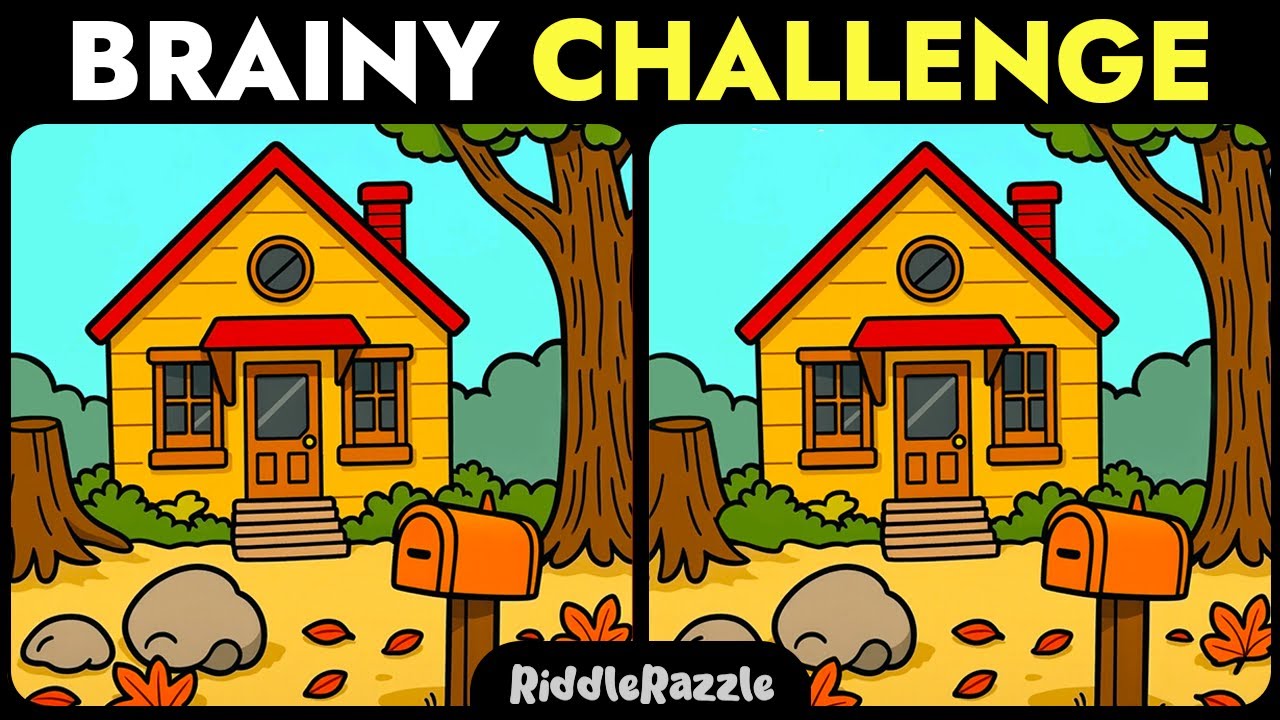 Spot the Difference Challenge | Can You Find All 15 Differences? 🧩👀 (5 Puzzles)